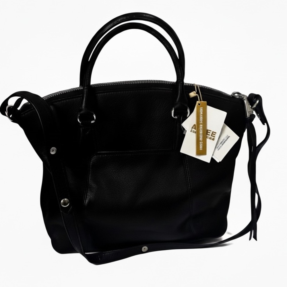Aimee Kestenberg NEW Leather Reese Dome Tassel Satchel Crossbody Shoulder Bag - Picture 5 of 16
